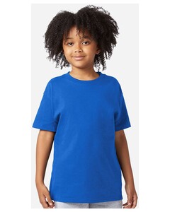 Champion CH1081 Blue-Youth Jersey T-Shirt Blue