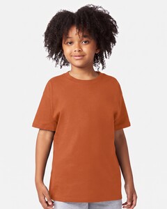 Champion CH1081 Orange-Youth Jersey T-Shirt Orange