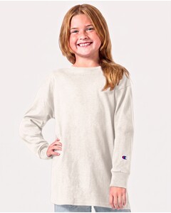 Champion CH1751 Natural-Youth Long Sleeve T-Shirt Natural