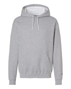 Champion S7CB0 Gray-Unisex Powerblend&reg; Contrast Color Hooded Sweatshirt Gray