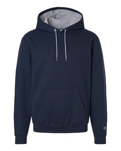 Champion S7CB0 Navy-Unisex Powerblend&reg; Contrast Color Hooded Sweatshirt Navy