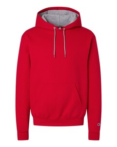 Champion S7CB0 Red-Unisex Powerblend&reg; Contrast Color Hooded Sweatshirt Red