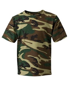 Code V 2207 Camo-Youth Camouflage T-Shirt Camo