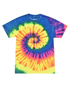Colortone 1000 Tie-Dyed-Multi-Color Tie-Dyed T-Shirt Tie-Dyed