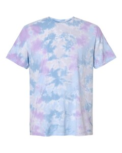 Colortone 1355 Blue-Unisex Vintage Tie-Dyed T-Shirt Blue