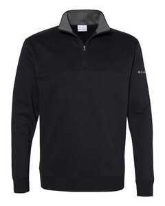 Columbia 212475 Black-Men's Hart Mountain II Half-Zip Pullover Black