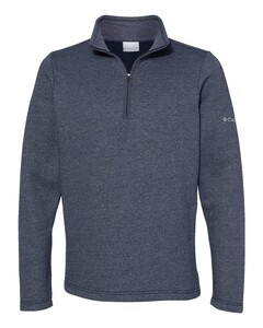 Columbia 212487 Navy-Men's Great Hart Mountain III Half-Zip Pullover Navy