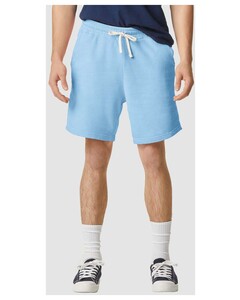 Comfort Colors 1468 Blue-Garment-Dyed Lightweight Fleece Sweat Shorts Blue