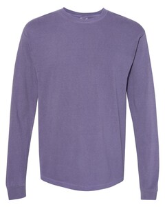 Comfort Colors 6014 Purple-6.1 Ounce Ringspun Cotton Long Sleeve T-Shirt Purple