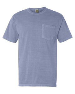Comfort Colors 6030 Blue-Green-Heavyweight 100% Cotton Garment-Dyed Pocket T-Shirt Blue-Green