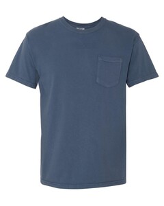 Heavyweight 100% Cotton Garment-Dyed Pocket T-Shirt Navy Comfort Colors 6030 Navy