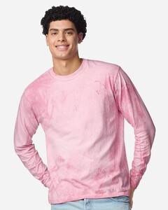 Comfort Colors 6045 Pink-Unisex Colorblast™ Long Sleeve T-Shirt Pink