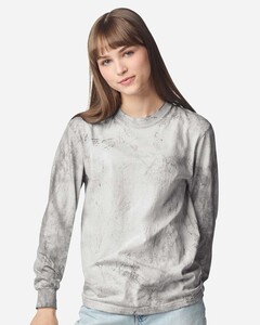 Comfort Colors 6045 Gray-Unisex Colorblast™ Long Sleeve T-Shirt Gray