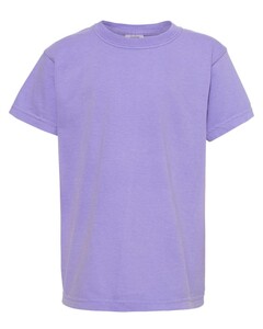 Comfort Colors 9018 Purple-Garment-Dyed Youth Midweight T-Shirt Purple