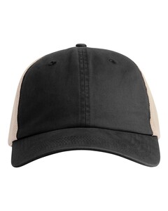 Comfort Colors CCST0 Black-Sunwashed Trucker Cap Black
