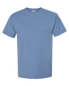 Garment Dyed Short Sleeve T-Shirt Blue-Green Comfortwash By Hanes GDH100 Blue-Green