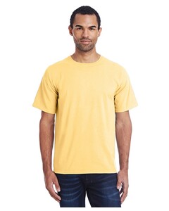 Garment Dyed Short Sleeve T-Shirt Yellow Comfortwash By Hanes GDH100 Yellow