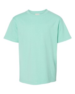 Comfortwash By Hanes GDH175 Green-Garment Dyed Youth Short Sleeve T-Shirt Green