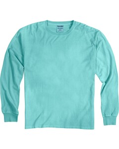 Comfortwash By Hanes GDH200 Green-Garment Dyed Long Sleeve T-Shirt Green