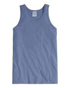 Garment Dyed Unisex Tank Top Blue-Green Comfortwash By Hanes GDH300 Blue-Green