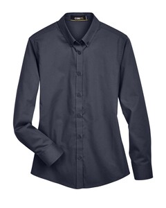 Women's Operate Twill Shirt Gray Core 365 78193 Gray
