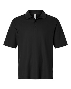 Core 365 CE106T Black-Men's Tall Resolve CVC Performance Pique Polo Black