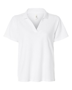 Core 365 CE106W White-Women's Resolve CVC Performance Pique Polo White