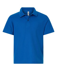 Core 365 CE106Y Blue-Youth Resolve CVC Performance Pique Polo Blue