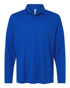 Core 365 CE108L Blue-Men's Nova Performance Long Sleeve Pique Polo Blue