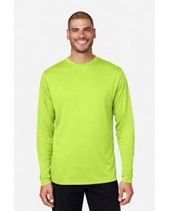 Core 365 CE10L Green-Capital Long Sleeve Performance T-Shirt Green