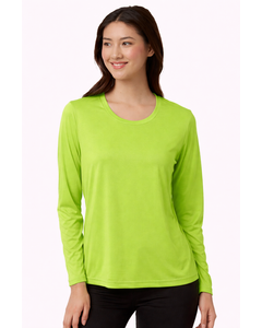 Core 365 CE10LW Green-Women's Capital Performance Long Sleeve T-Shirt Green