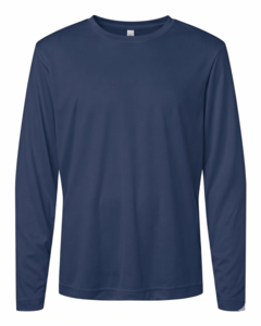 Core 365 CE10LY Navy-Youth Capital Performance Long Sleeve T-Shirt Navy