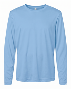Core 365 CE10LY Blue-Youth Capital Performance Long Sleeve T-Shirt Blue