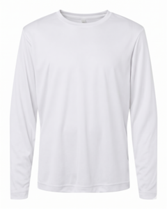 Core 365 CE10LY White-Youth Capital Performance Long Sleeve T-Shirt White