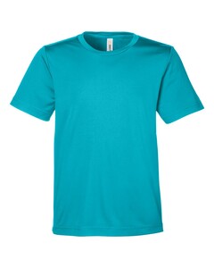 Core 365 CE10Y Blue-Green-Youth Capital Performance T-Shirt Blue-Green