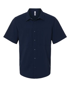 Core 365 CE520 Navy-Men's UltraUVP Shoreline Short Sleeve Staff Shirt Navy