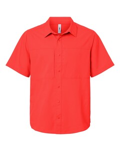Core 365 CE520 Red-Men's UltraUVP Shoreline Short Sleeve Staff Shirt Red