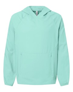 Core 365 CE520L Blue-Green-Men's UltraUVP Shoreline Long Sleeve Hooded Pullover Blue-Green