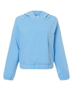 Core 365 CE520LW Blue-Women's UltraUVP Shoreline Long Sleeve Hooded Pullover Blue