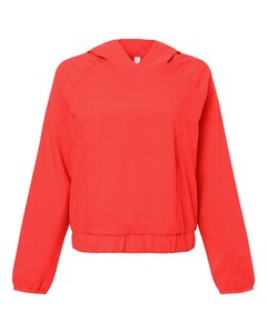 Core 365 CE520LW Red-Women's UltraUVP Shoreline Long Sleeve Hooded Pullover Red