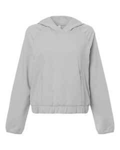 Core 365 CE520LW Gray-Women's UltraUVP Shoreline Long Sleeve Hooded Pullover Gray