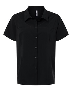 Core 365 CE520W Black-Women's UltraUVP Shoreline Short Sleeve Staff Shirt Black