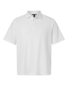 Devon & Jones DG102 White-Men's Seaton Pebble Textured Polo White