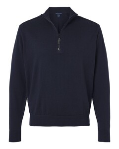 Devon & Jones DG446 Navy-Men's New Classics Quarter-Zip Sweater Navy