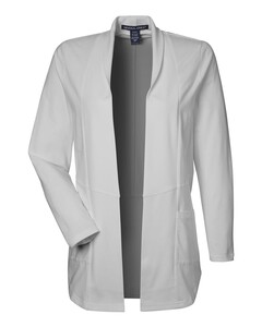 Women's Raleigh Stretch Cardigan Gray Devon & Jones DP125W Gray