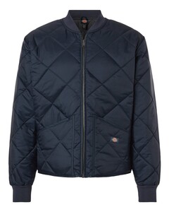 Dickies 6124 Navy-Men's Diamond Quilted Jacket Navy