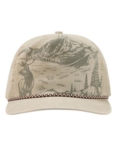 DRI DUCK 3338 Natural-Elk Nature Scene Cap Natural