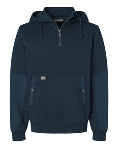 DRI DUCK 7349 Navy-Mission Quarter-Zip Pullover Navy