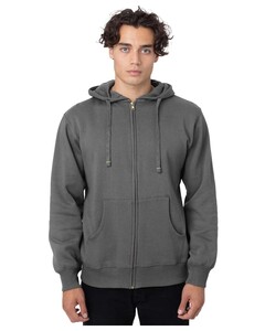 Heritage Full-Zip Hooded Sweatshirt Gray econscious EC5650 Gray