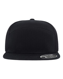 FlexFit 110AR1 Black-110&reg; Mesh Arch Cap Black